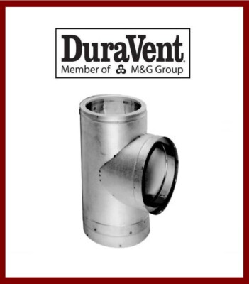 DURAVENT 6'' DuraTech Vent Pipe-Stainless Steel Tee with Cap  #6DT-STSS NEW!