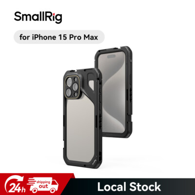 SmallRig 15 Pro Max iPhone Cage, Mobile Video Cage for iPhone 15 Pro Max 4391