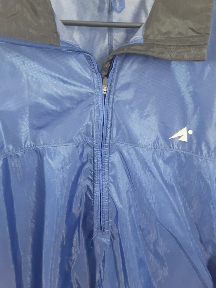 EMS Eastern Mountain Sports Large Coat Jacket Windbreaker Pockets Blue - Image 3 of 4