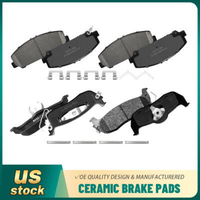 Front & Rear Ceramic Brake Pads for 2007-2015 Nissan Armada Titan Infiniti QX56