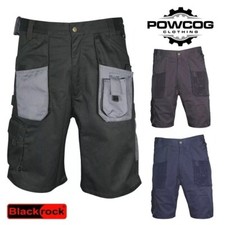 Blackrock WORKMAN HEAVY DUTY SHORTS Work Multi Tool Pocket Cargo Combat Trousers