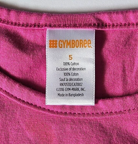 Gymboree Girls Long Sleeve Round Neck Elastic Waist Fuchsia Dress Size 5 - Picture 6 of 9