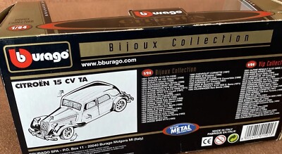 Burago 1501 1/24 Scale Die-Cast Metal Citroen 15 CV TA