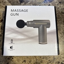 New Portable Mini Handheld Massage Gun Noiseless Long Lasting Battery Free Ship