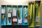 Vintage Nos Rapala Magnum fishing lures lot Of 7 Varied Sizes