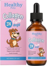 Healthy Petz Liquid Collagen for Dogs Joint Skin Coat Gut Health Supplement 2oz