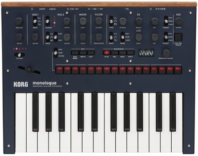Korg Monologue Monophonic Analog Synthesizer - Blue