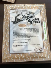 Awesome Socks Club Crew Socks Medium Large M/L 2024 Unisex