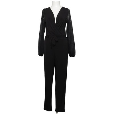 Melrose, Jumpsuit, Größe: 40, Schwarz, Elasthan/Polyester, Einfarbig, Damen #At1