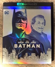 Batman (1989) 4K UHD + Blu-ray 🦇 ***RARE SLIPCOVER!***OOP!***PRISTINE!***