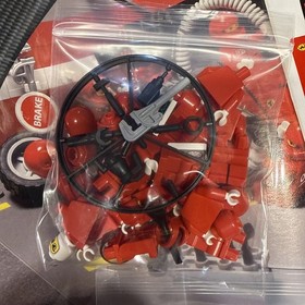 Vintage LEGO 8375 Racers: Ferrari F1 Pit Set 100% Complete Set w/ Manual 2004