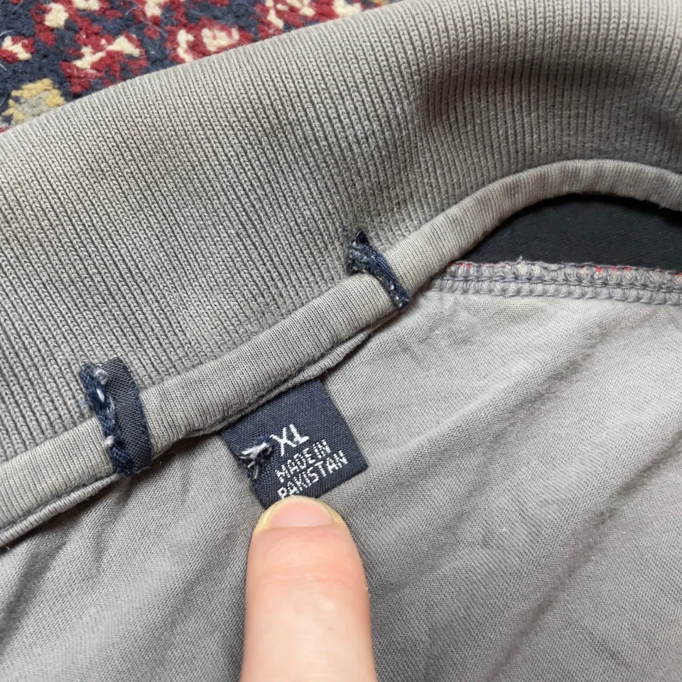 Camisa de trabajo Snap On Tools para hombre XL gris negro rojo manga corta cuello bolsillo Foto 4 de 4