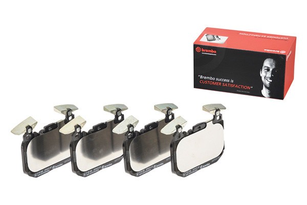 For BMW i8 2014-2020 Brembo P06088 Premium Low-Met Equivalent Front Brake Pads