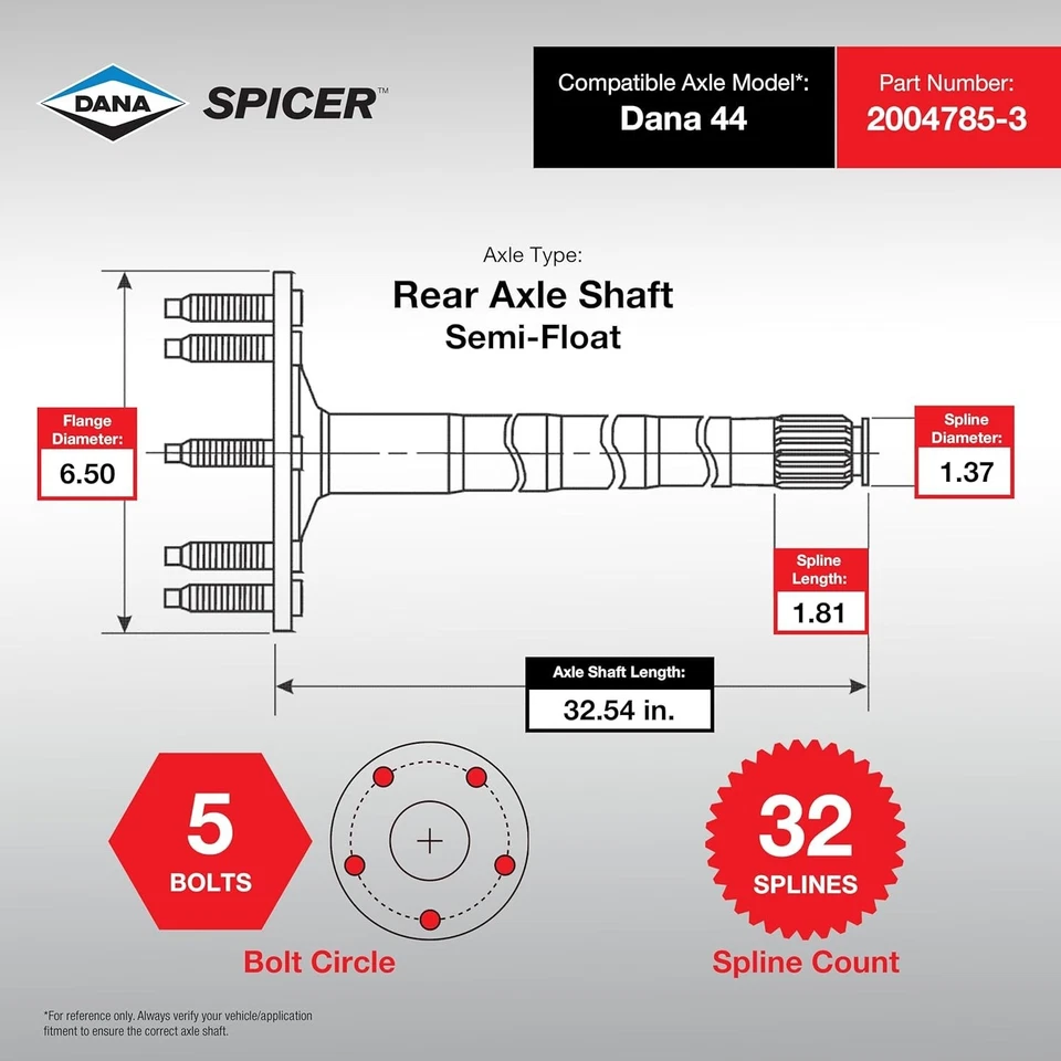 Eje trasero derecho lado del pasajero OEM para Jeep Wrangler Rubicon 2007-2018 *NUEVO OEM Foto 4 de 4