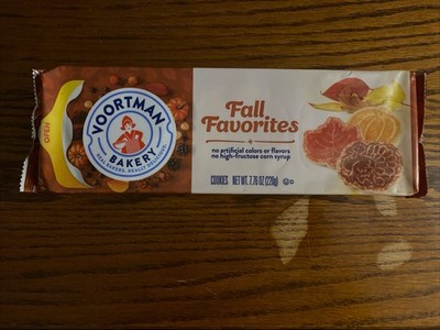 VOORTMAN FALL FAVORITES LIMITED EDITION COOKIES 7.76 Oz 220 g  NEW