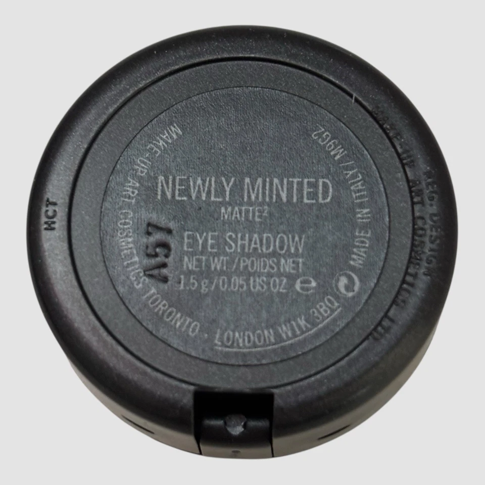 MAC Eye Shadow Powder Single, NEWLY MINTED (matte2) 0.05oz / 1.5g Full Size Box - Image 2 of 4