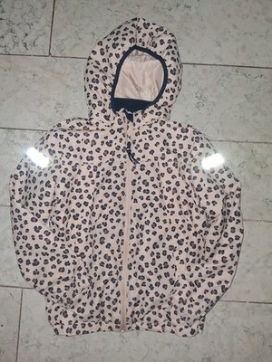 H und M HM H&M Mädchen Übergangs Jacke leicht Fleece Übergang leo Gr. 140