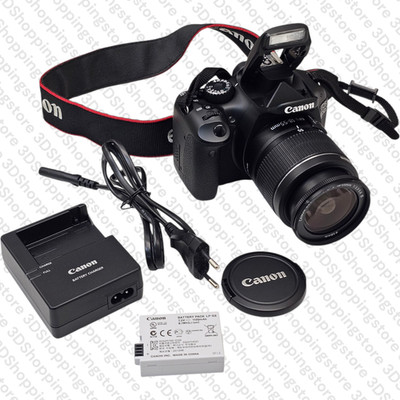 Canon EOS 550D + EF-S 18-55mm SLR camera - Schwarz