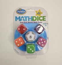 ThinkFun Math Dice Jr. Mental Math Game Ages 6 8-11 Years Educational 2010