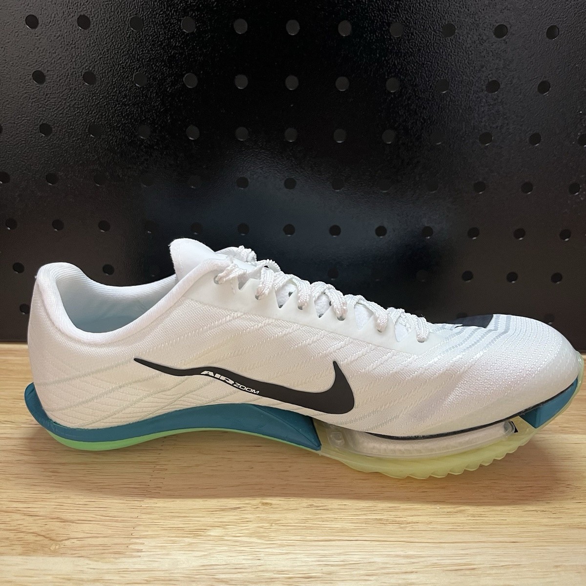 Size 4M / 5.5W - Nike Air Zoom Maxfly 2 White Black Bright Spruce
