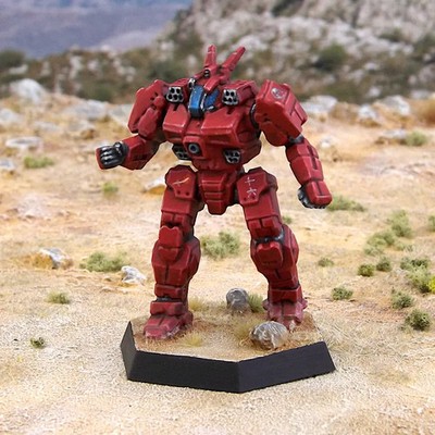 Painted BattleTech Miniature Griffin IIC Mech - 2nd Sword of Light Kurita