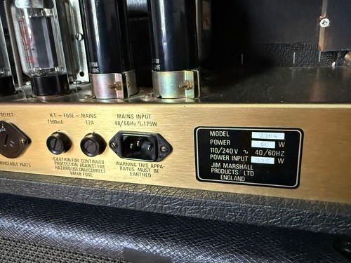 Marshall JCM800 2204 Lead : 50W Head : Bj. 1984 Vertical Inputs : RAR und TOP! - Bild 9 von 14