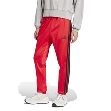  55 Adidas Men's 3 Stripe Track Pants - Pure Ruby - Medium- New With Tags