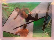 2020 Topps Finest WWE Jimmy Uso #47 Green Refractor 13/99