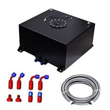 15 Gallon Fuel Cell 60L Universal Gas Tank Aluminum Polished 15 gallon Black