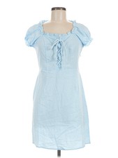 NWT Nasty Gal Inc. Women Blue Casual Dress 8