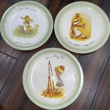 Holly Hobbie Collector's Edition Plates 10.5” USA American Greetings Set of 3