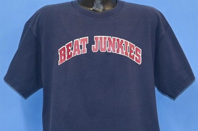 vintage 90s BEAT JUNKIES HIP HOP RAP DJ BABU STYLES RHETTMATIC COTTON t-shirt XL