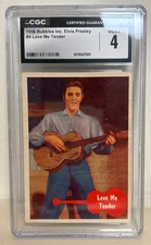 Bubbles Inc. - Elvis Presley #4 Love Me Tender - CGC Graded 4 VG/EX