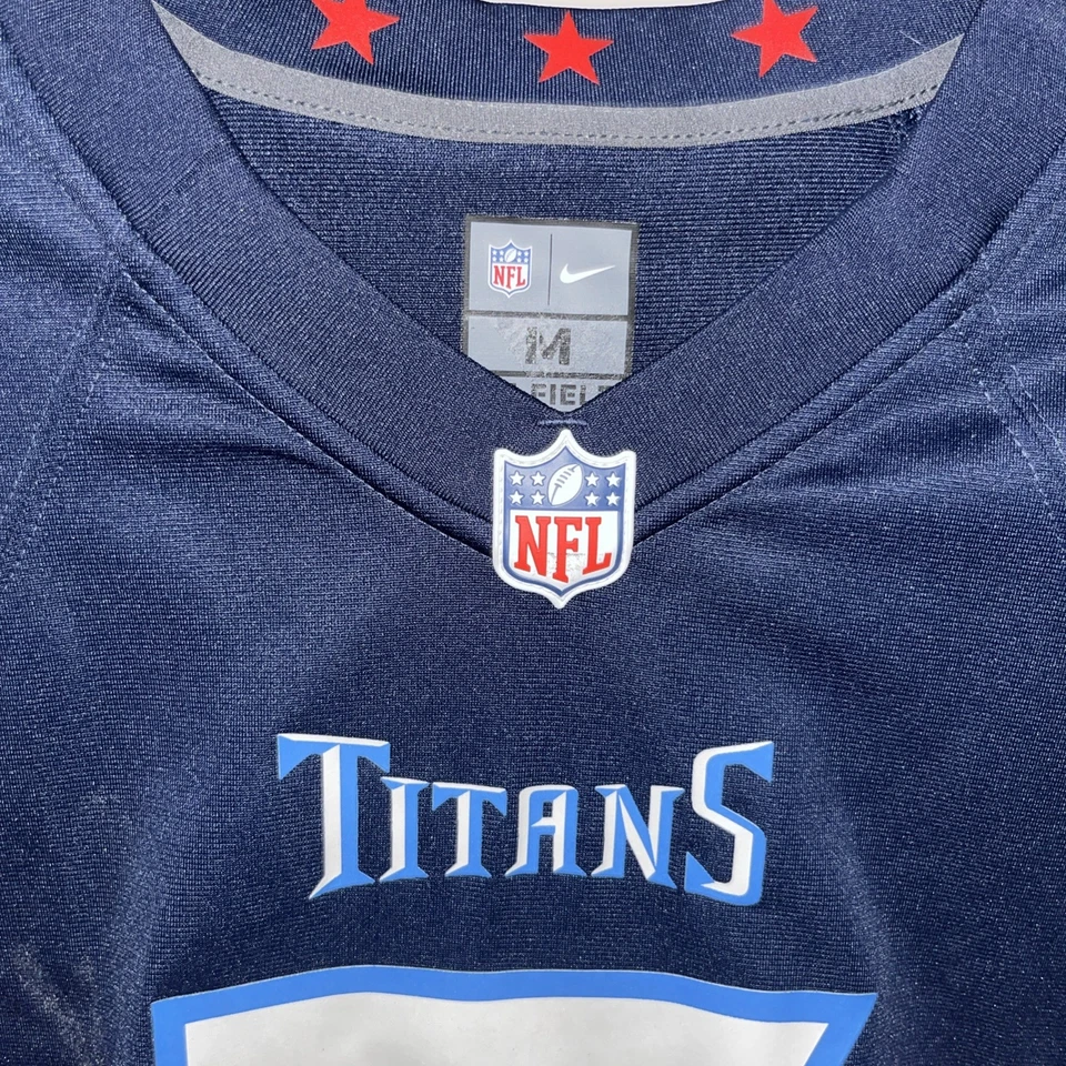 Camiseta deportiva Nike de los Tennessee Titans de la NFL Julio Jones mediana Foto 3 de 4