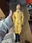 GI Joe 12" ACTION PILOT w/yellow  JUMPSUIT Action Figure Vintage