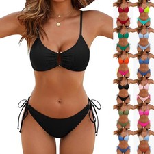 Women Bikini Set Push Up Padded Bra Beach Party Swimwear Swimsuits Bathing Suits