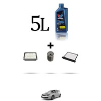 Hoffcar Wartungskit 3 Filter Und 5L ÖL FüR Subaru Impreza Iii 1.5 16V 79KW