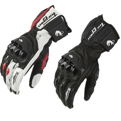 Motorradhandschuhe Leder Touchscreen Unisex Rennen Rad Schutzausrüstung