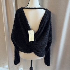 Vintage Havana Twist Back Black Sweat NWT Fits XS-L