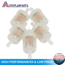 5pcs Fuel Filter For BRIGGS & STRATTON Lawn Mower 493629 691035 49019-7001 5065D