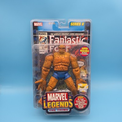 Marvel Legends Series II The Thing Action Figure ToyBiz Sealed 2002 Fantastic 4