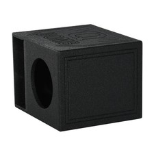 Q Power QBomb QBOMB10HP Single 10" Vented Port Subwoofer Box w/ Bedliner Spray