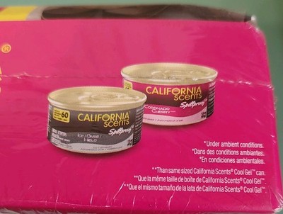 Pack of 12, Cornado Cherry Sealed New California Scents Spillproof Air Freshener