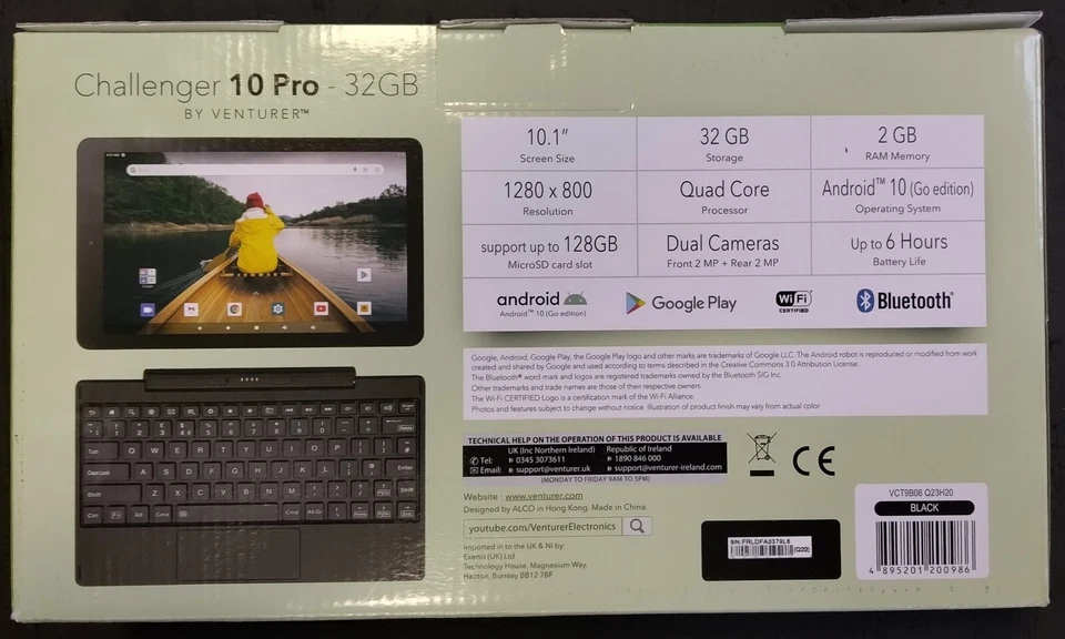 Venturer RCA Challenger 10 Pro 32GB 10.1" Android Tablet New - Image 2 of 2