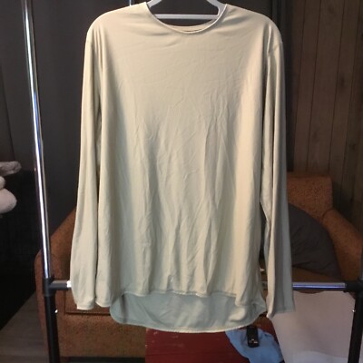 MILLIKEN LIGHT WEIGHT TAN COLD WEATHER UNDERSHIRT G III SIZE XL - REG