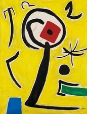 FRANCIS PICABIA Art Poster or Canvas Print "Personnage Oiseau Etoile Sans Un..."