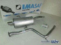 Imasaf Auspuff Set FüR Alfa 156 + Sw 1.9 Jtd 81KW 2000-2001|Mittelrohr + Endtopf