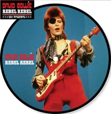 DAVID BOWIE REBEL REBEL *LTD* 7" PICTURE DISC VINYL 40th ANNI 2014 EU New