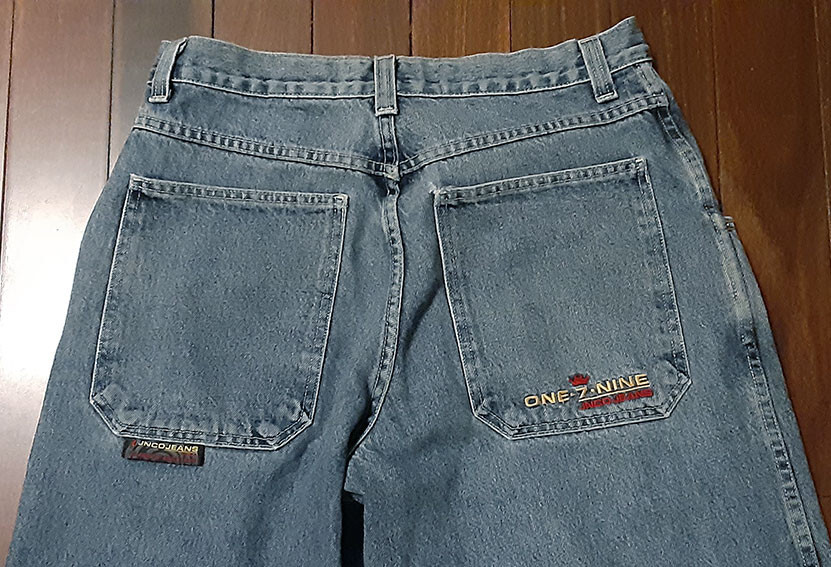 Rare JNCO Crown One7Nine Jeans 34x32 Easy Wide Rave Skater Mens