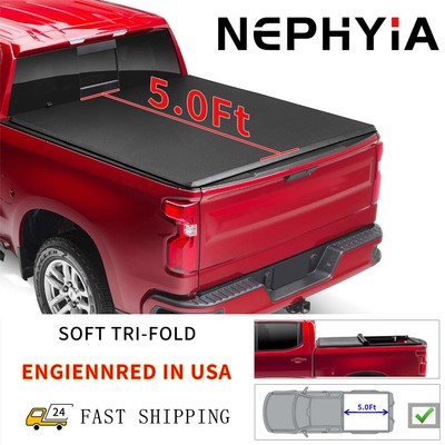 Soft Roll Up Tonneau Cover For 2019 2020 Jeep Gladiator 5 0ft Bed Waterproof Ebay
